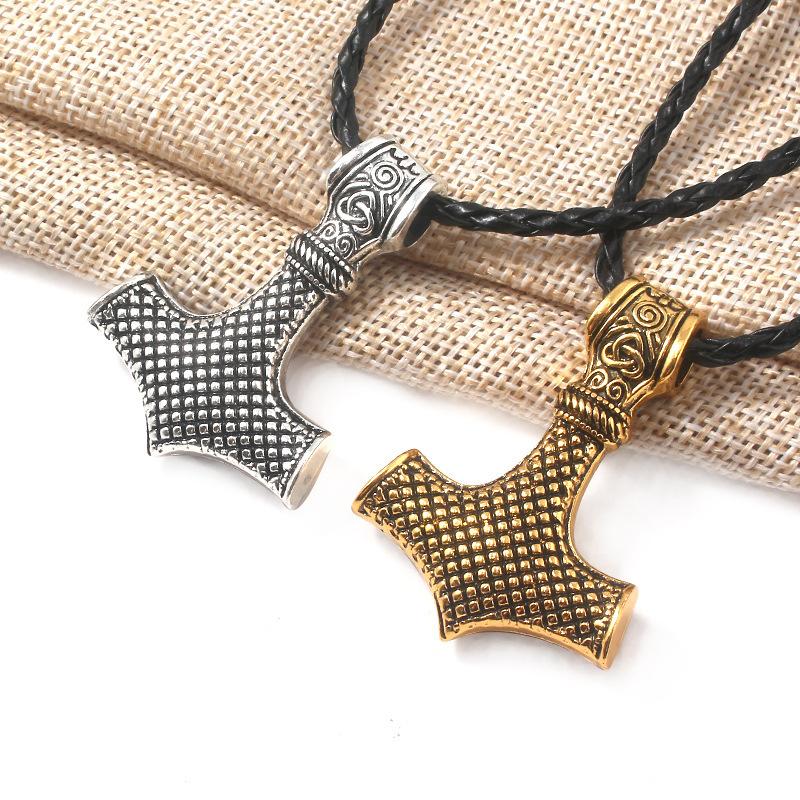 New Retro Viking Necklace Viking Rune Necklace Pendant Accessories