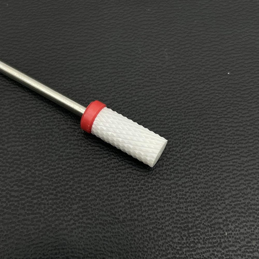 1Pc White Ceremic Nail Drill Bits Ceramic Cuticle Clean Bur Rotary Milling Cutters for Manicure Pedicure Dental Polishing Burs
