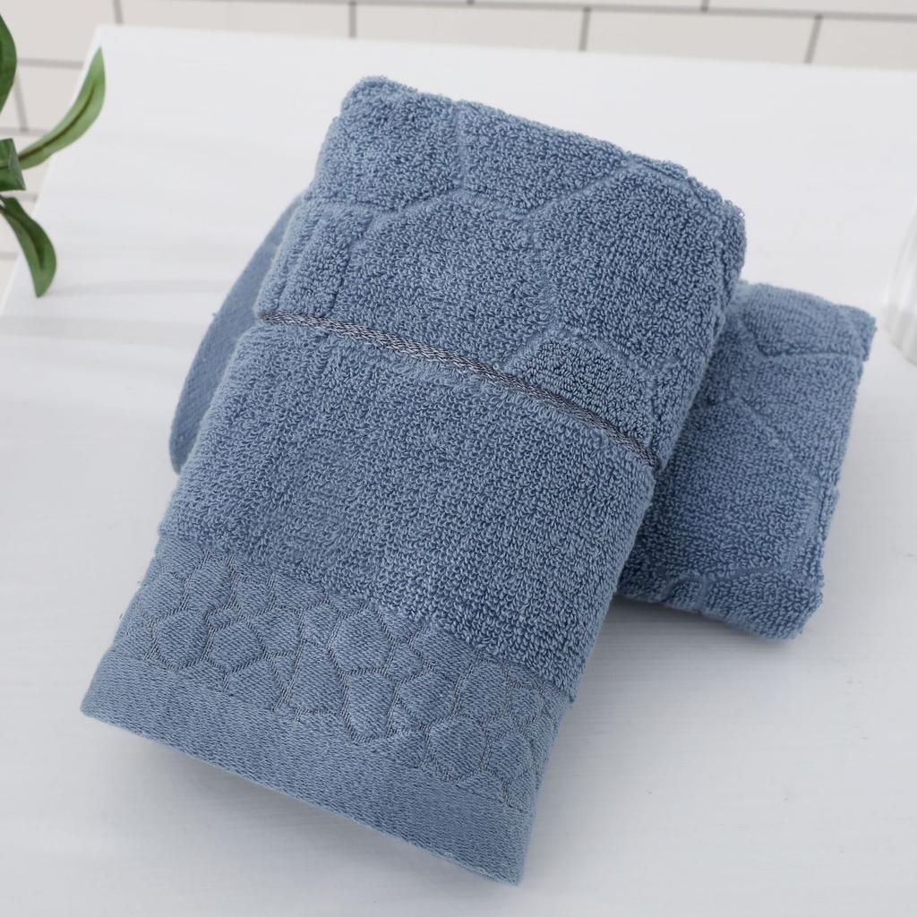 T222A Cheap Wholesale Price Jacquard Champagne Lilac Light Green Blue Hot Pink Hand Towel Face Towel