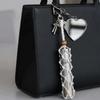 Mini Net Pocket Lipstick Bag Keychain Wax Thread Lipsalve Cover Key Ring  Bag Pedant