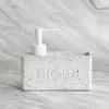 Multifunctional Kitchen Soap Dispenser with Sponge Holder Dishwashing Liquid Bottle Storage Box