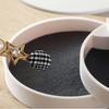 Drehbare mehrschichtige Desktop-Aufbewahrungsbox für Haaraccessoires, Schmuck, Kosmetik mit staubdichtem Deckel