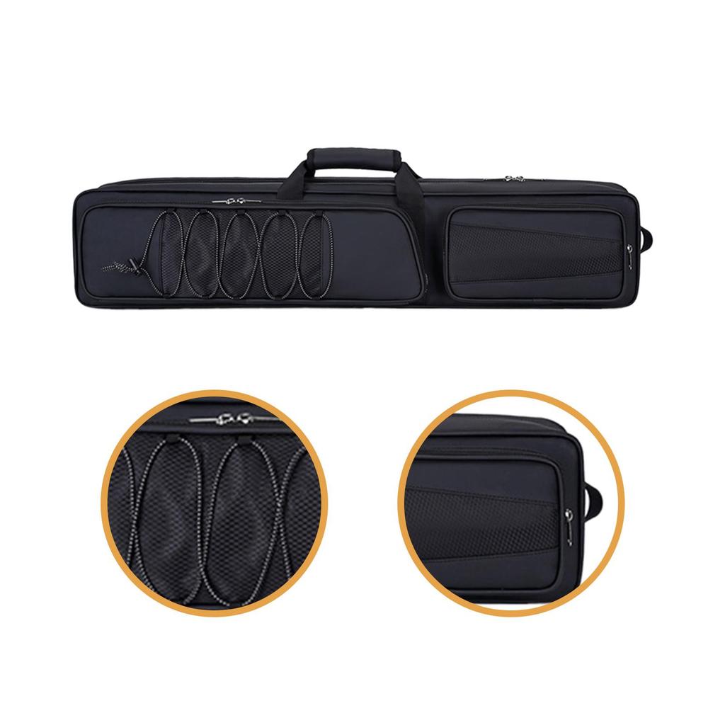 Billard-Queue-Koffer 4x5, tragbare Tragetasche für Billardqueues