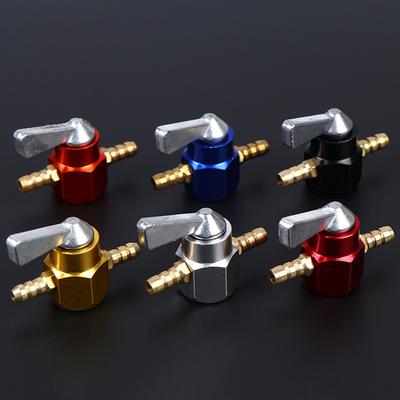 Evrensel Scooter Motosiklet Inline 6mm Yakıt Vanası Anahtarı Motosiklet Açık Kapalı Musluk Yakıt Anahtarı Motokros Karbüratör Aksesuarları