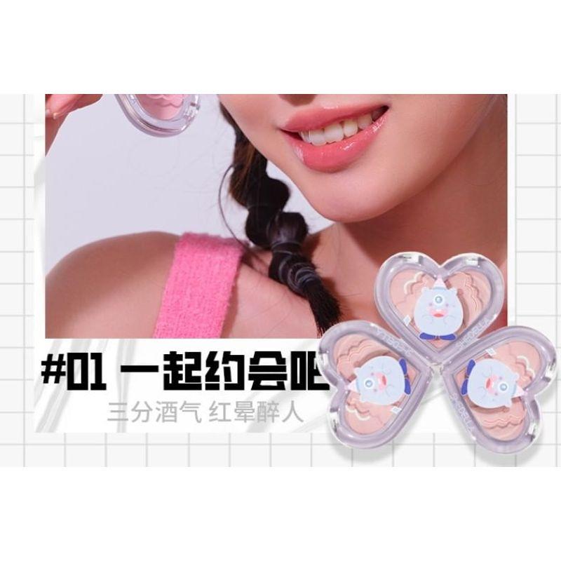 SHEDELLA - Heart Cheek Blusher - LM01-02