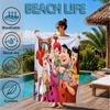 The Croods Players Adventure Beach Towel, Microfiber Beach Towel, Perfect For Pool, Beach, Travel, Home Decor Beach Party Fan gifts
