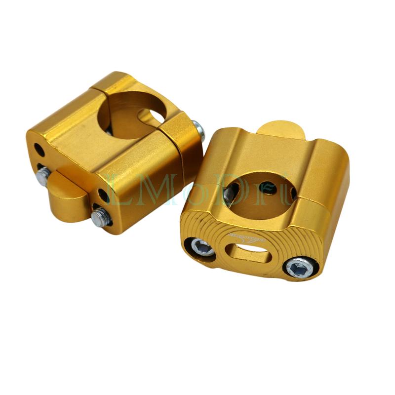 LMoDri Motorcycle Handlebar Risers Universal 22mm 28mm CNC Aluminum Alloy Handle Heightening Code Motorbike Frame