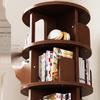 Solid Wood Rotating Bookshelf