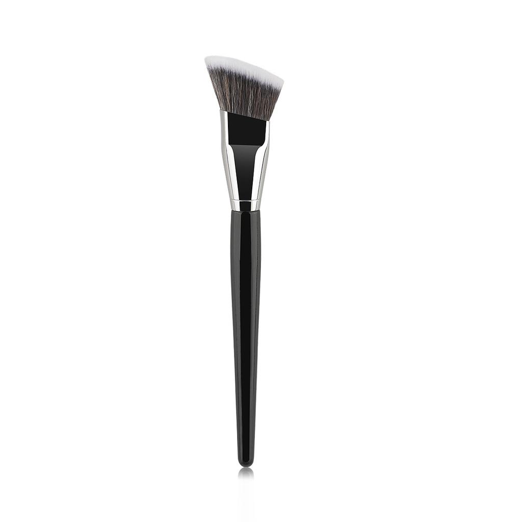 New single oblique head foundation brush blush brush high quality wooden handle bristles soft multi-functional brush beauty tool