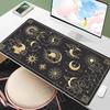 New Magic Tarot Card Mouse Pad HD Black PC Gamer Moon Constellation Desk Mat XXL Kawaii Accessories Big Carpet Home Office Setup