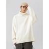 Paar Uni Rollkragenpullover Herren und Damen Paare Herbst und Winter Lockerer Fauler Stil Pullover