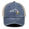 Friday Beer Print Snapback Mesh Cap, Sports Hat Unisex Slouchy Inelastic Simple Adjustable Sun Hat