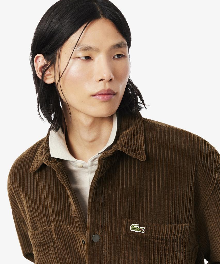 LACOSTE Men'S Corduroy Padded Shacket Ch3796-56N Dpd