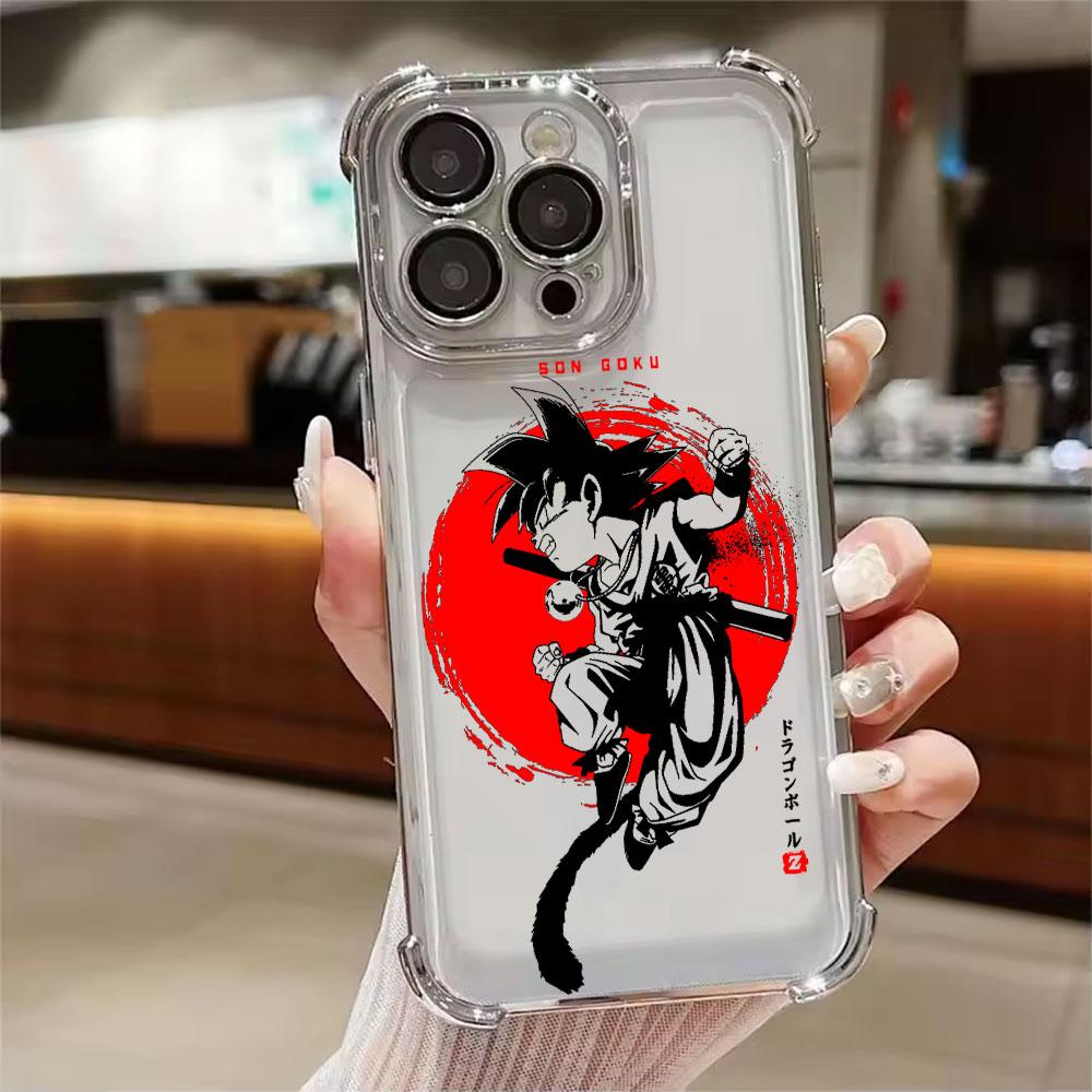 Dragons Balls Son Goku Vegeta Cartoon Phone Case For Xiaomi 15T 14T 13 Pro 15 F8 Ultra Poco X7 F7 Pro 5G X3 X6 F5 M7 Clear Cover