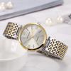 KINGNUOS Wysokiej jakości damski zegarek z diamentami Solidny stalowy pasek do zegarka Wodoodporne zegarki damskie