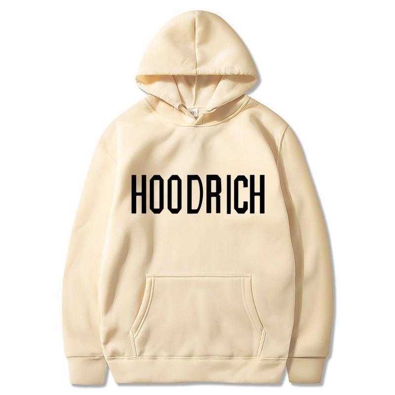Hanorac Sport Casual Larg cu Imprimeu Litere Hoodrich