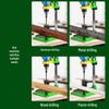 Multi-Functional Rotary Drill Stand Converts to Mini Bench Drill and Hole Punch Press