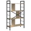 Bookshelf Sonoma Oak 75 X 30 X 123.5 Cm Particleboard
