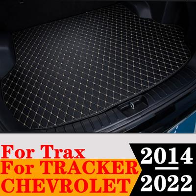 Car Trunk Mat ALL Weather Tail Boot Luggage Pad Carpet Flat Side Cargo Liner Cover For Chevrolet Trax TRACKER