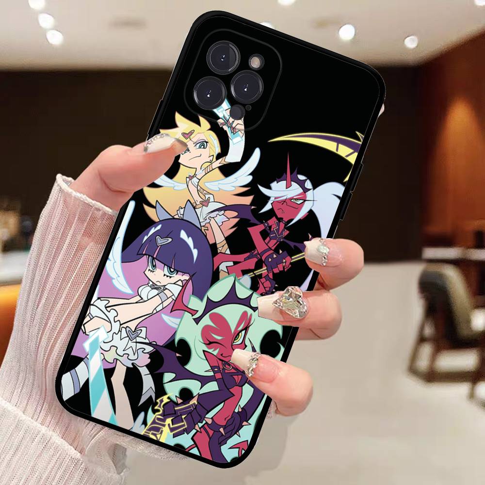 Panty Stocking G-Garterbelt Phone Case For IPhone 17 16 15 14 13 12 Mini 11 Pro Plus Soft Silicone Cover