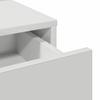 Makeup Table with Drawers White 79 x 41 x 140 cm Engineered Wood