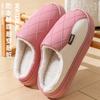 Waterproof cotton slippers winter 2025 new outdoor wear indoor home non-slip thick bottom couple cotton drag winter