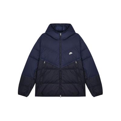 Abbigliamento sportivo Storm-FIT Windrunner Giacca antivento con cappuccio e zip da uomo Giubbotti Blu navy profondo DV1132-410