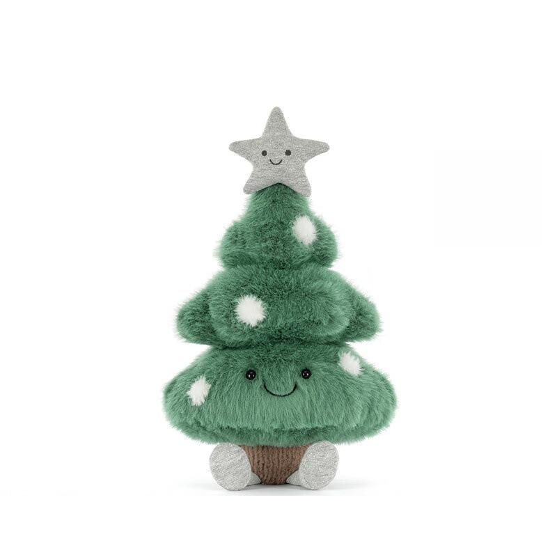 Fun Christmas Series Star Doll Gingerbread House Couple Snowman Plush Pillow Living Room Decor Gift reference