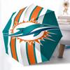 Printed Miami Dolphins logo Folding Umbrella,Outdoor,Leisure,And Travel Umbrella,Durable Umbrella Fabric,Birthday And Holiday Gift