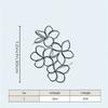 Vintage Plumeria Metal Wall Art Iron Mural Statue Home Decor Gift