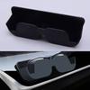 Glasses Sunglasses Eyeglasses Storage Box Holder Organizer Case Box for Car Truck RV Black Universal