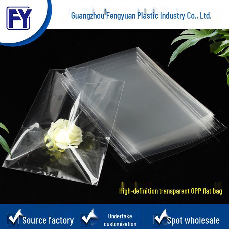 

Biscuit Stick Candy Cake OPP Flat Packaging Bag, Transparent, Non-Self-Sealing 5x7cm (500 pcs)