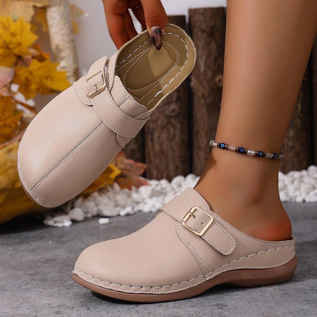 Sandali Estivi da Donna Leggeri Scarpe Piatte Scarpe Monocolore per Donne