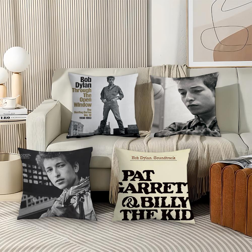 American singer Bob Dylan Pillow Case Office Cushions Suitable For Sofa Car Bedroom Decorative Cushion Cover