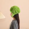 Green Plush Brokkoli Hat Brokkoli Headgear Novel Funny Brokkoli Caps Cartoon Vegetable Hat Halloween Cosplay Costume