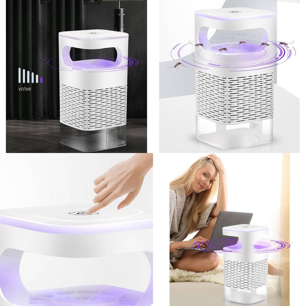 Lampe Tueur de Moustiques LED Congelée avec Alimentation USB pour Décoration de Maison et de Bureau**