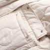 Women's Color Block Quilted Lapel Cotton Jacket - 2024 Autumn/Winter Collection