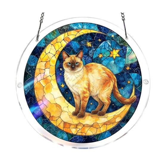 Suncatcher Puzzle in Acrilico Ornamento da Appendere alla Finestra 83 Pezzi Puzzle Sun Catcher Decorazione da Giardino Regali per Donne Uomini Mamma