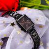 Casio SHEEN Series, Simple, Casual and Versatile Sapphire Mirror Square Design, Quartz Movement, Stainless Steel Strap, Japanese and SHE-4537BD-1AUPRD