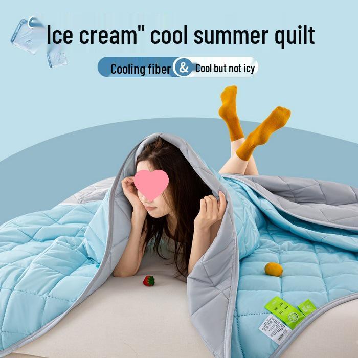 2025 Spring/Summer Silk Air Conditioning Quilt - Cool, Solid Color
