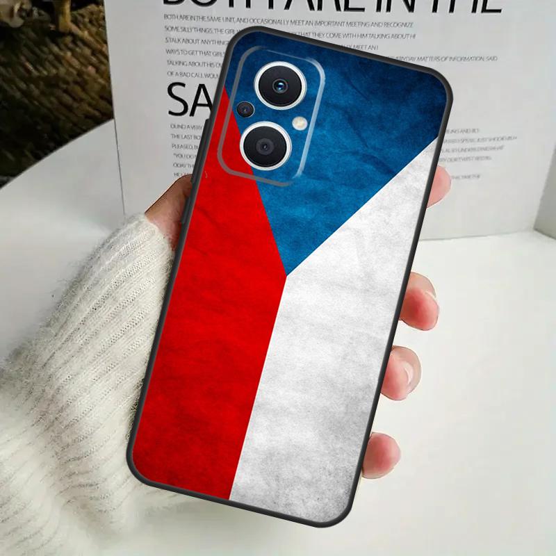 Czech Republic Czech Flag Case For OPPO Reno 13F 14F 12F 10 11 12 13 14 Pro 8T 7 8 Lite OPPO Find X6 X5 X8 X9 Pro Cover
