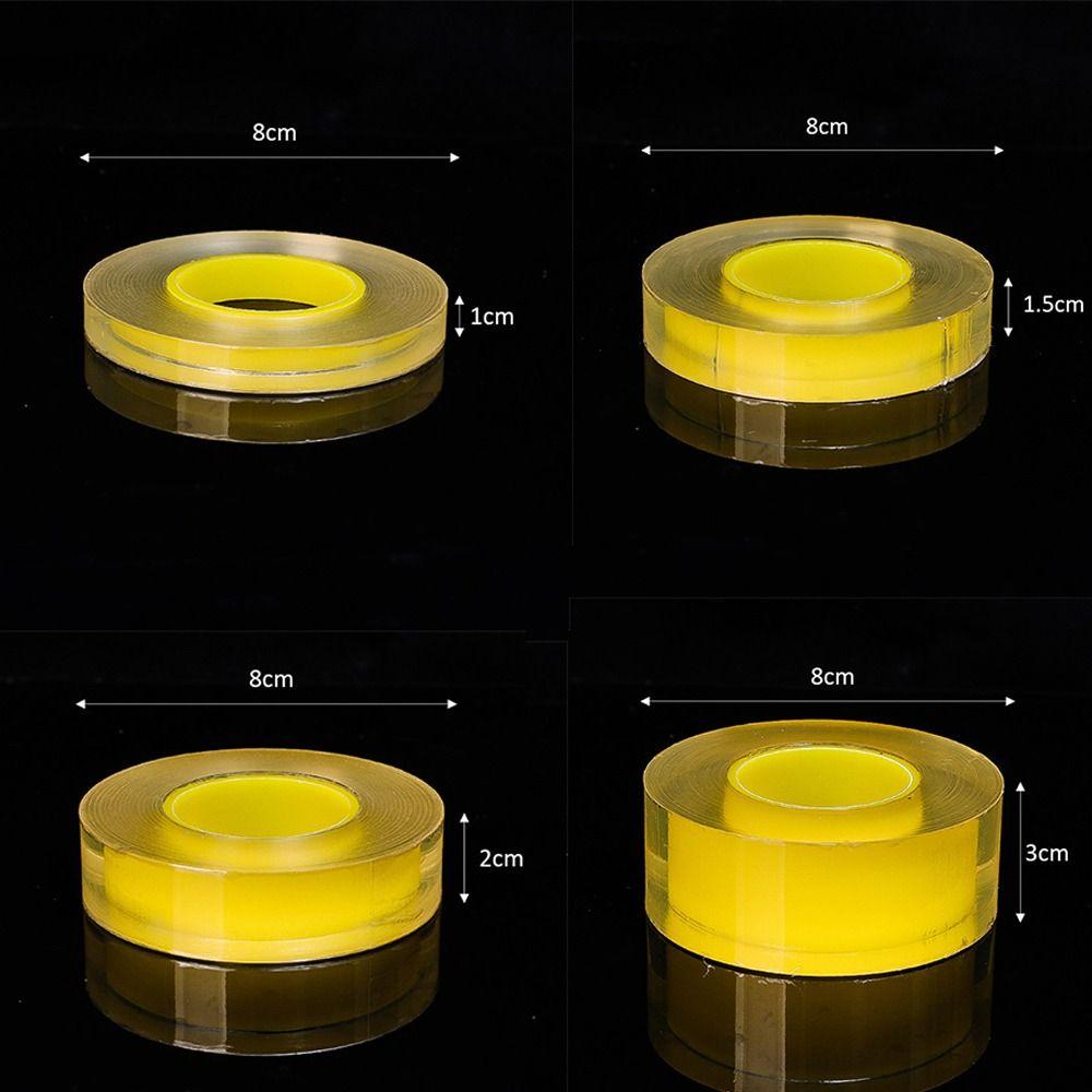 1/1,5/2/3cm PVC Schmuck Schutzfolie Transparente Adsorptionsfolie Neues Klebstofffreies Klebeband