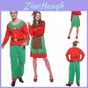 Christmas Elf Cosplay Costume Couple Outfits High Quality Polyester S/m/l