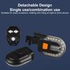 1 Set Useful USB Rechargeable Wireless Bike Taillight Bicycle Rear Lamp LED Warning Light for Night Riding