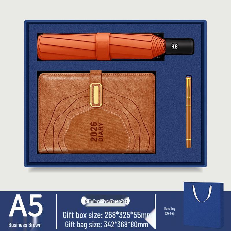 2026 Premium Engraved Notebook – Ideal for Students & Colleagues, Perfect as a Work Diary or Gift