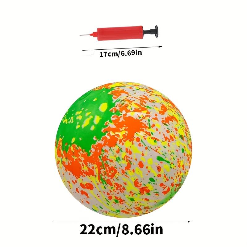 

Прочные надувные пляжные волейбольные мячи из ПВХ - Яркий дизайн с брызгами краски, Случайные цвета, Идеально для летних развлечений в бассейне и на пляже