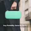 ATiC Nintendo Switch Lite Trageaufbewahrung EVA Voll Fassung Switch Lite und 10 Spiele Leicht zu Türkis Hülle, Hülle, Tasche, Material, Stoßfest, Schutz,