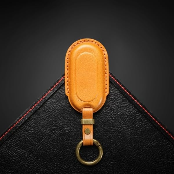 YKK Compatible New Remote Control Premium Genuine Leather Key Pocket Key YKK Key YKKAP Front Door Smart Key Genuine Leather Key Smart Control Key