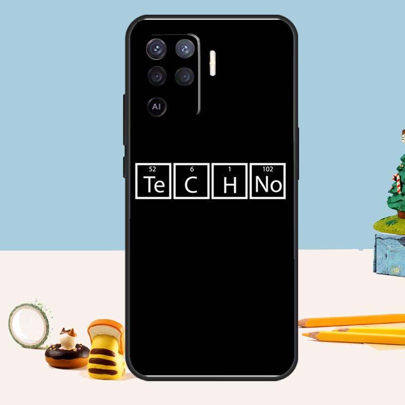 Love Techno Music Quotes Case For Oppo A98 A78 A58 A18 A38 A74 A94 A54 A15 A17 A57 A6 A5 Pro A16 A76 A96 A40 A60 A80