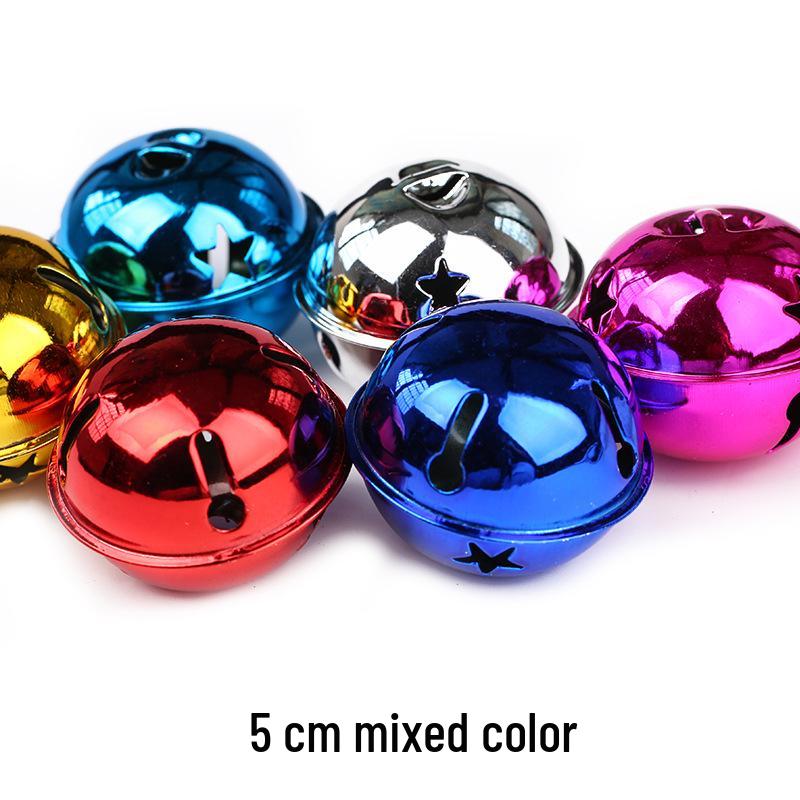 Multi-Colored Vacuum-Plated Festival Bells for Christmas and New Year Decor